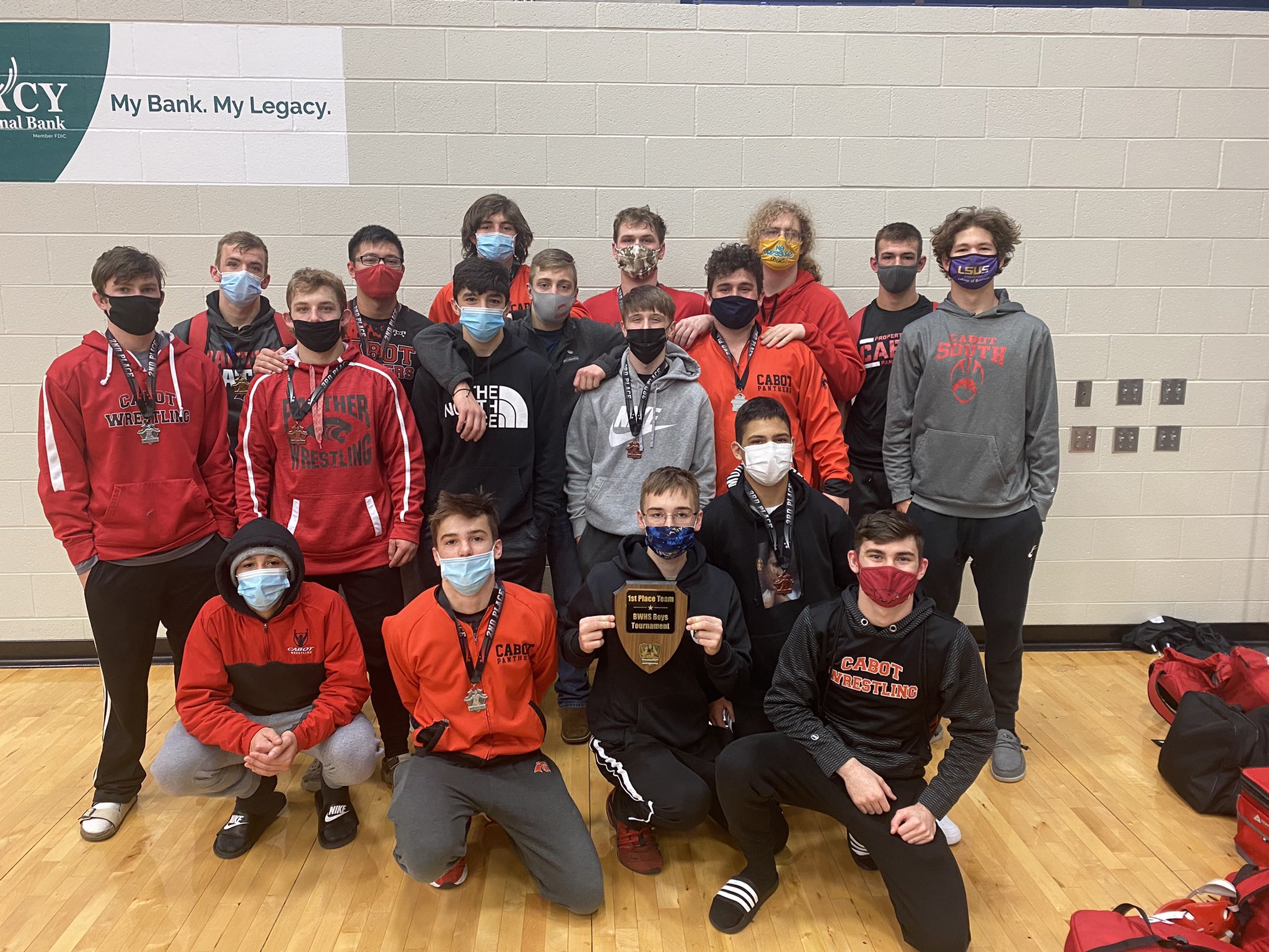 Panther Wrestling Team Group Picture